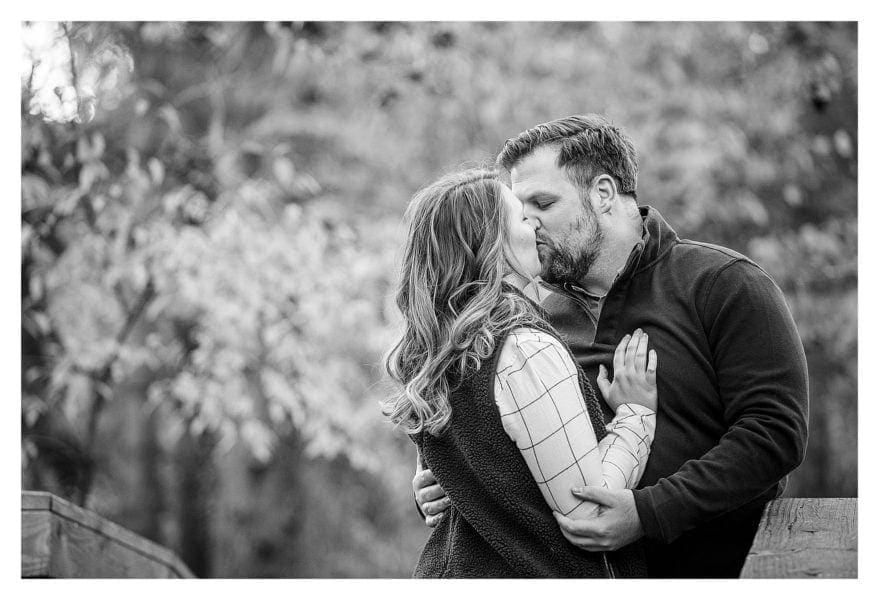 Downtown Asheville Brewery Fall Engagement Photos