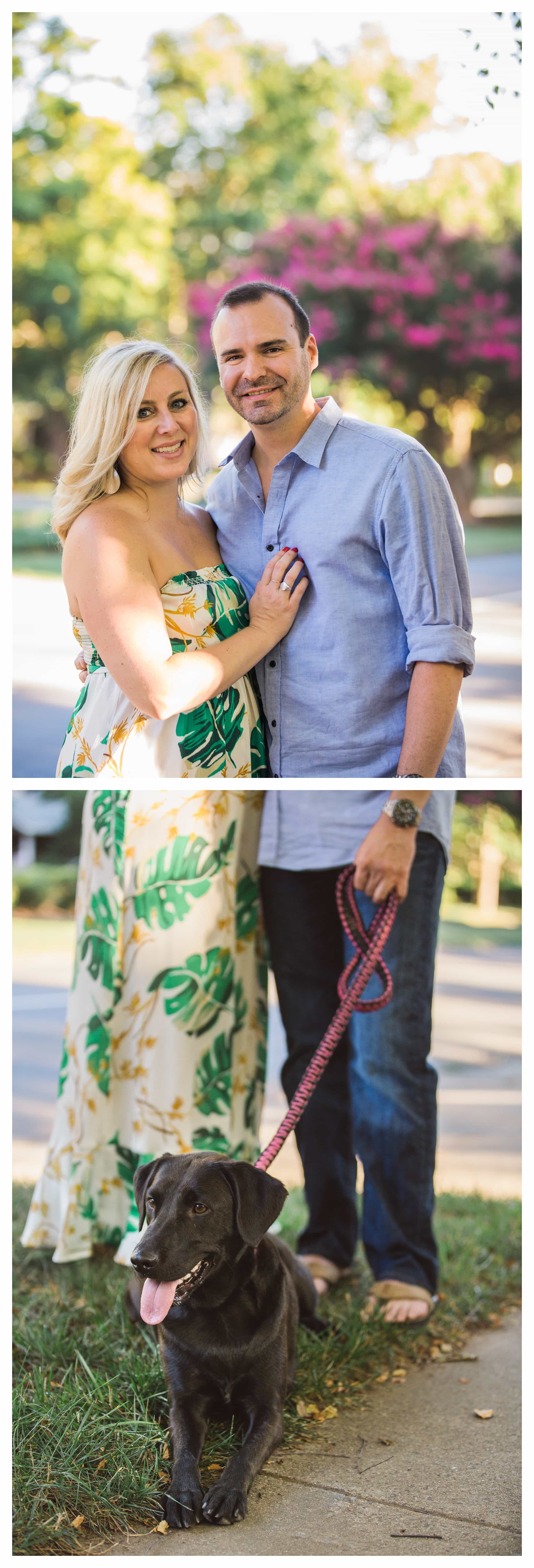 Casual Candid Engagement Pictures Charlotte NC, Asheville Destination Photography