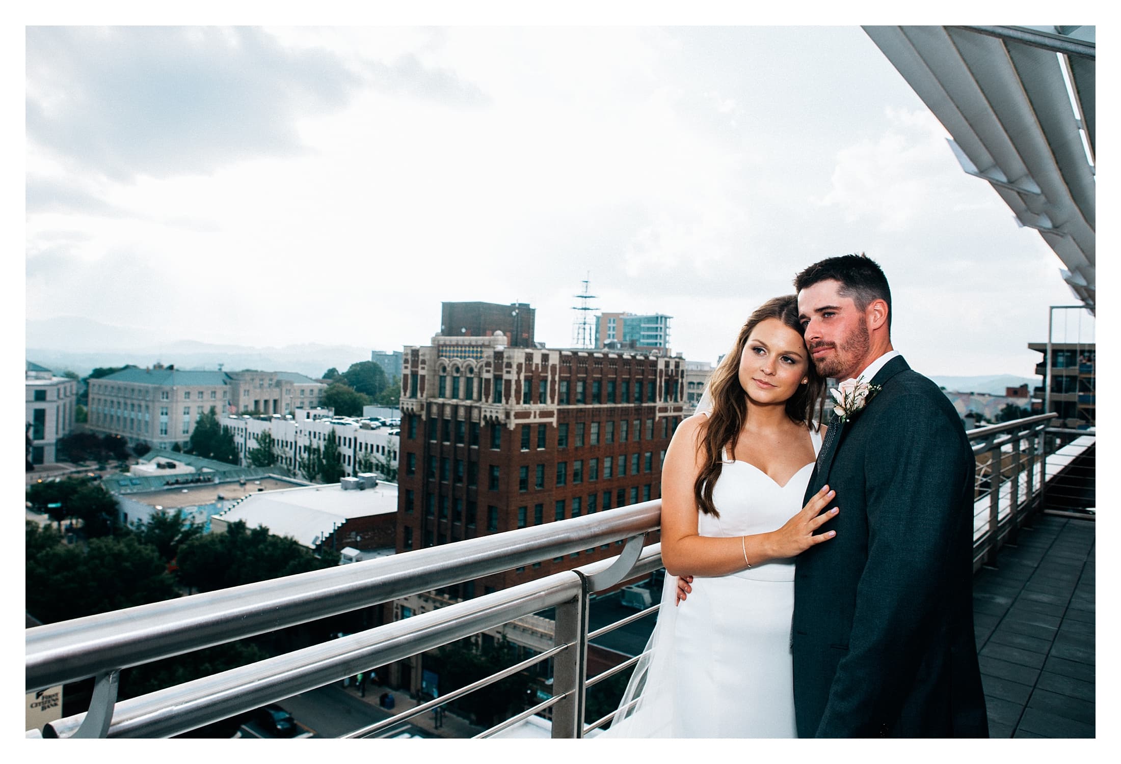 Just married couple downtown Asheville