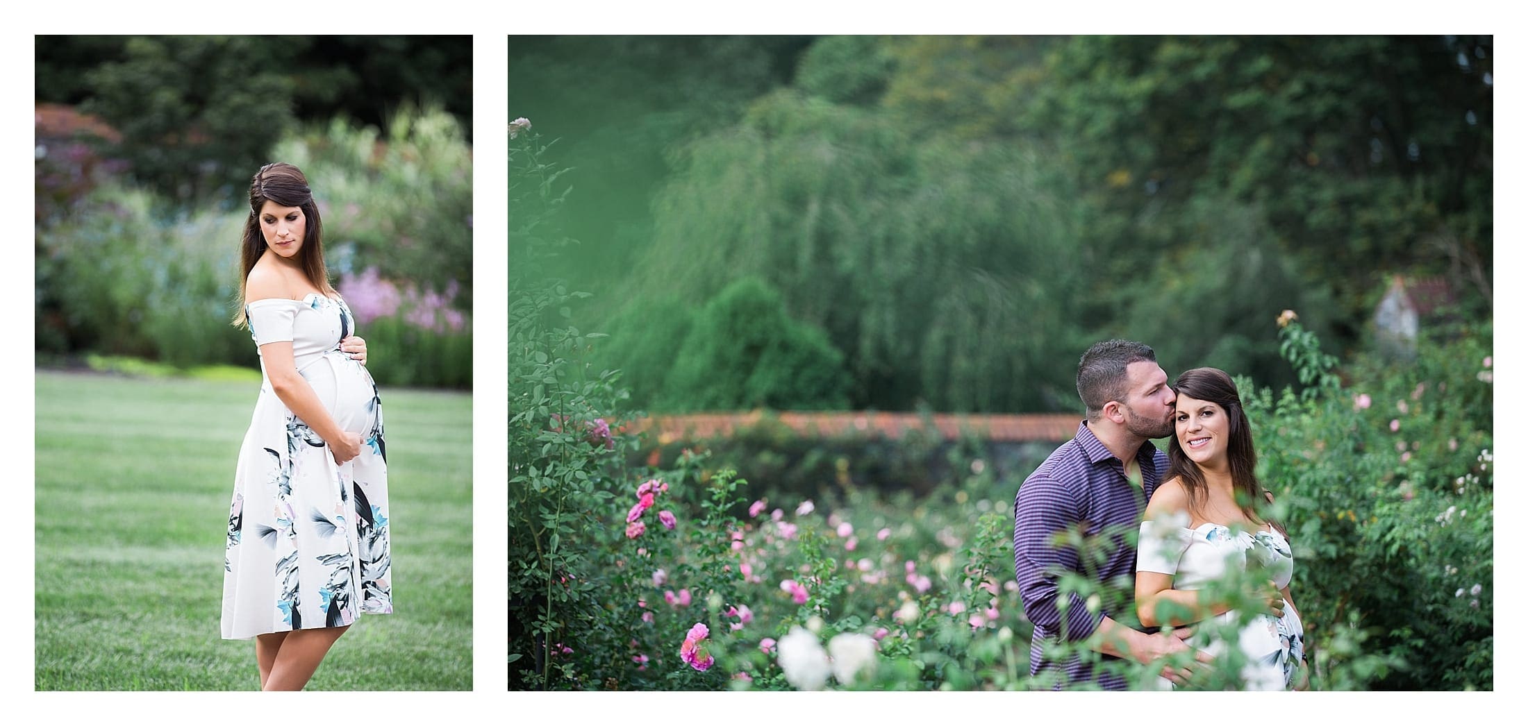 Couple at Biltmore House Gardens