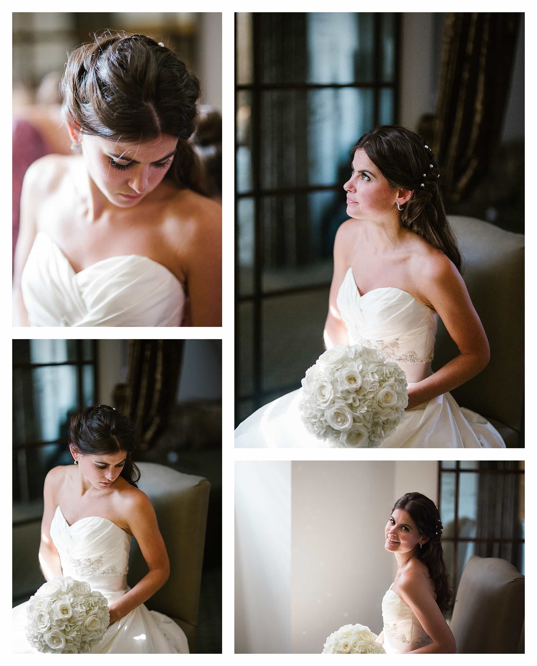 Gorgeous bridal portraits and the Grand Bohemian, Asheville, NC. Asheville Bridal Portrait photographer, Kathy Beaver.