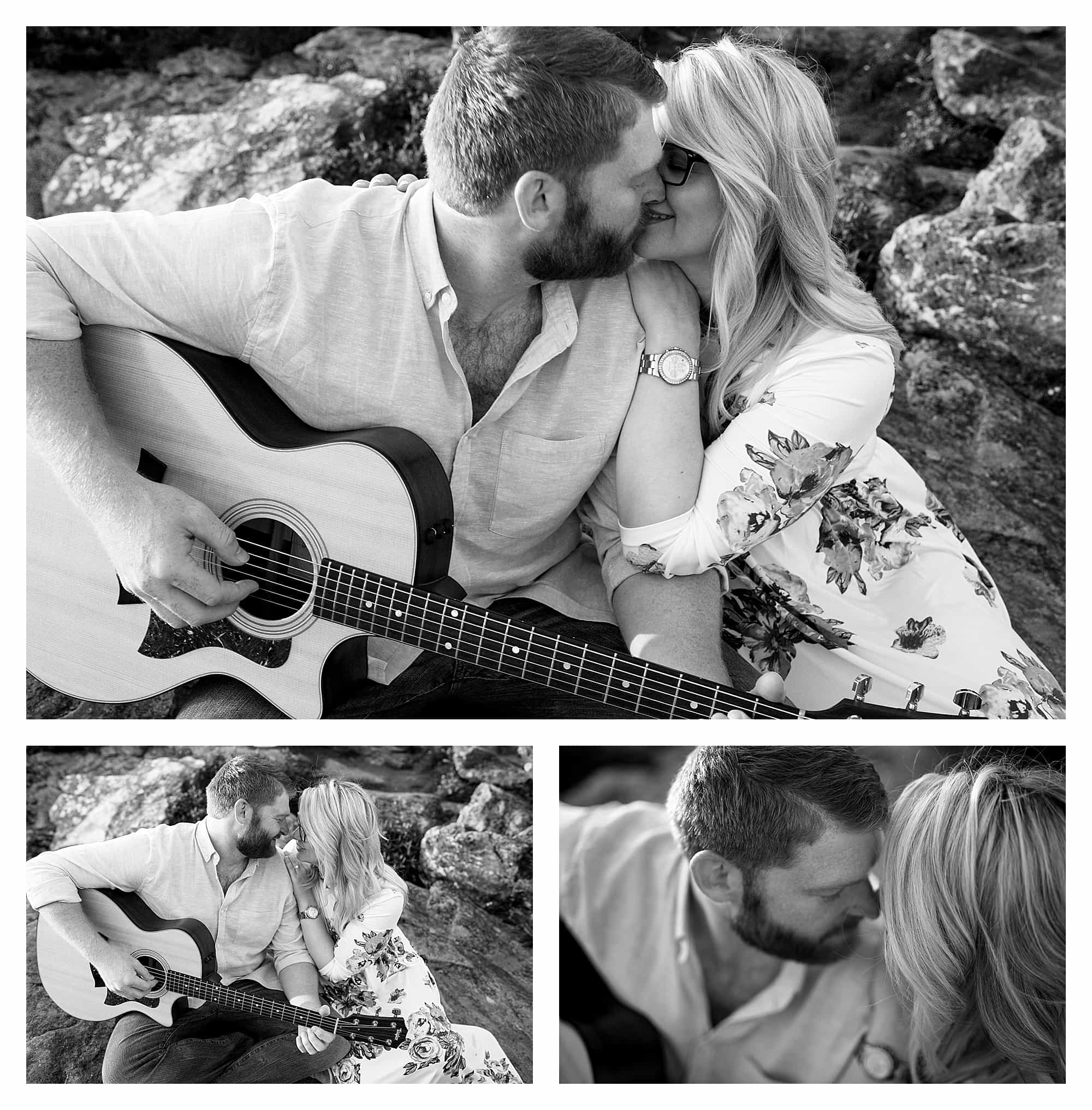 Summer Sunset Engagement in Asheville