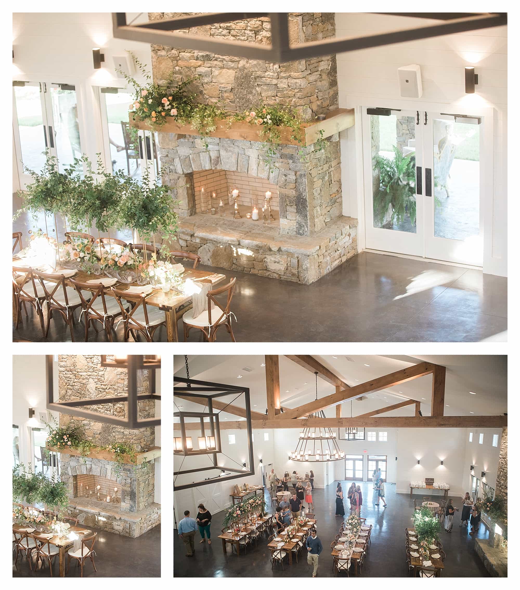 Interior view of wedding venue