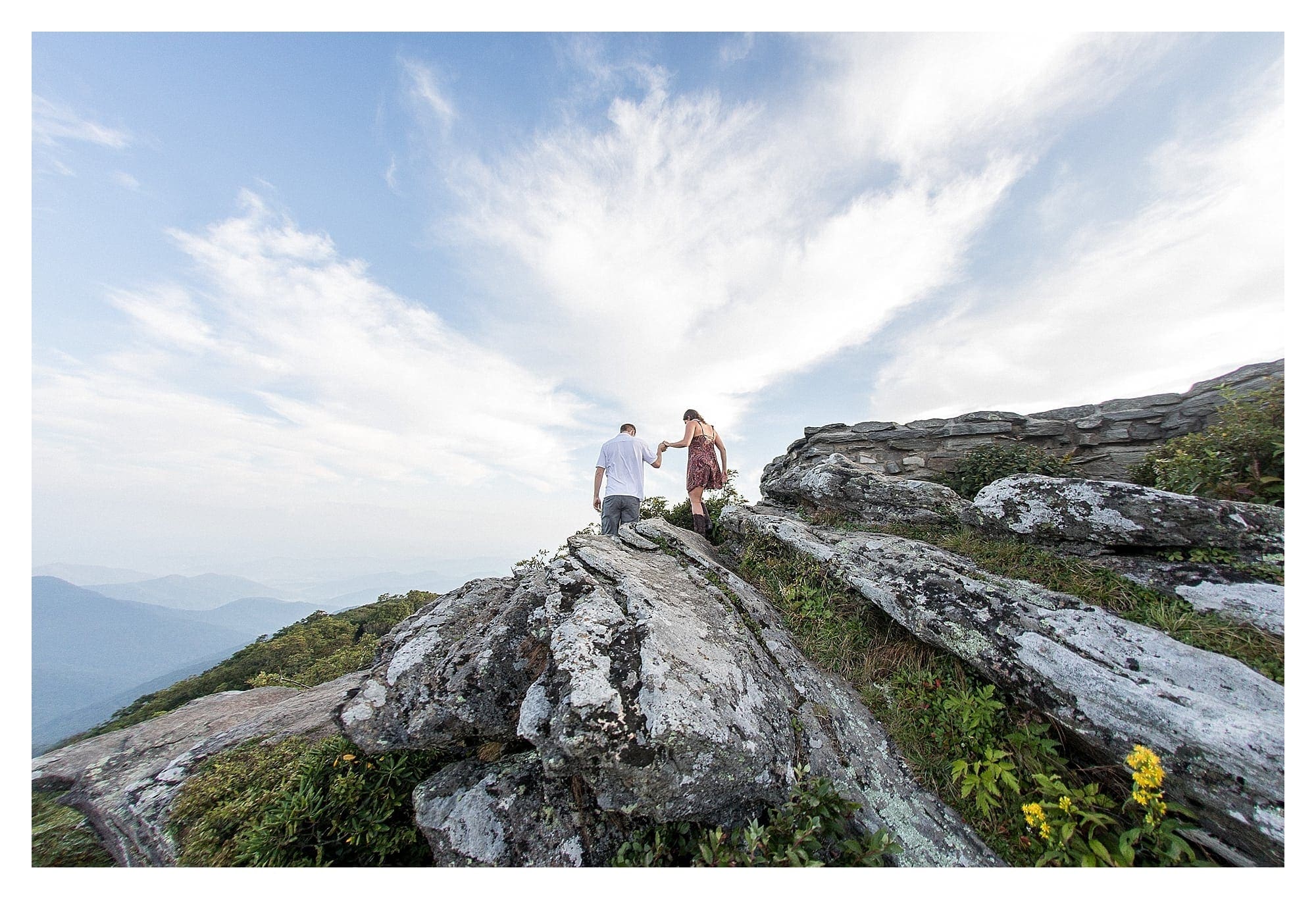 Mountain Destination Engagement Photographer