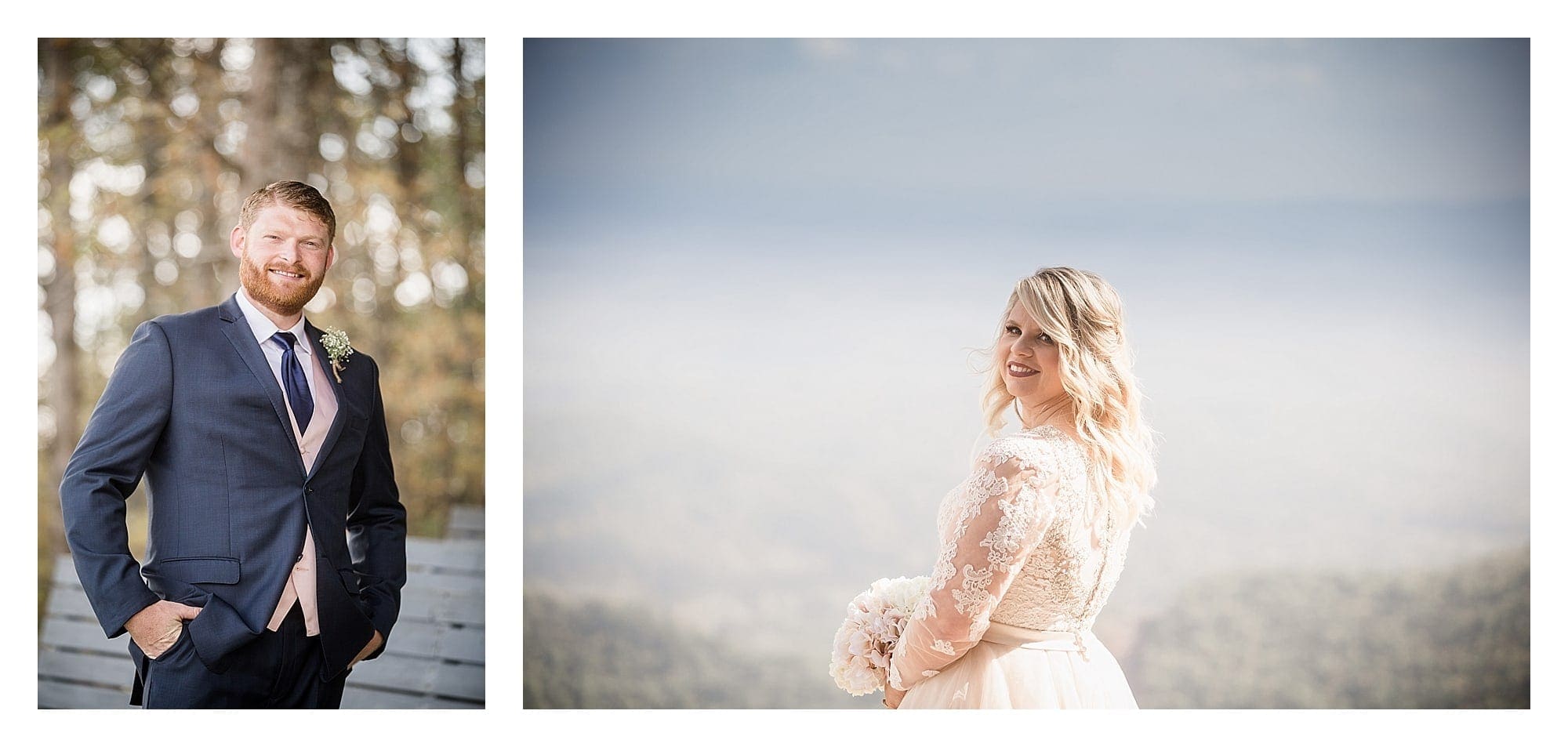 Bride and Groom at Wedding