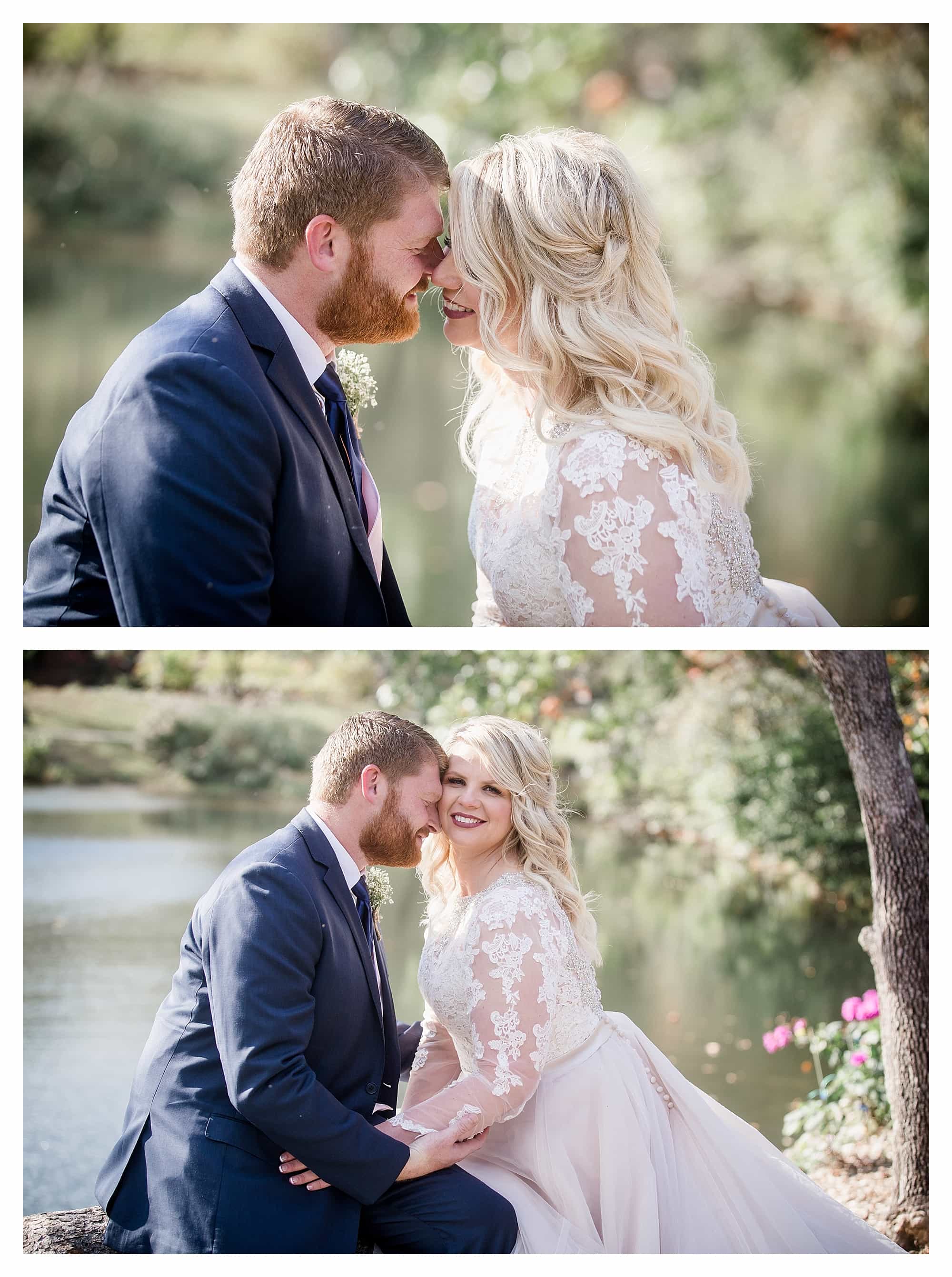 Bride and groom romantic pictures