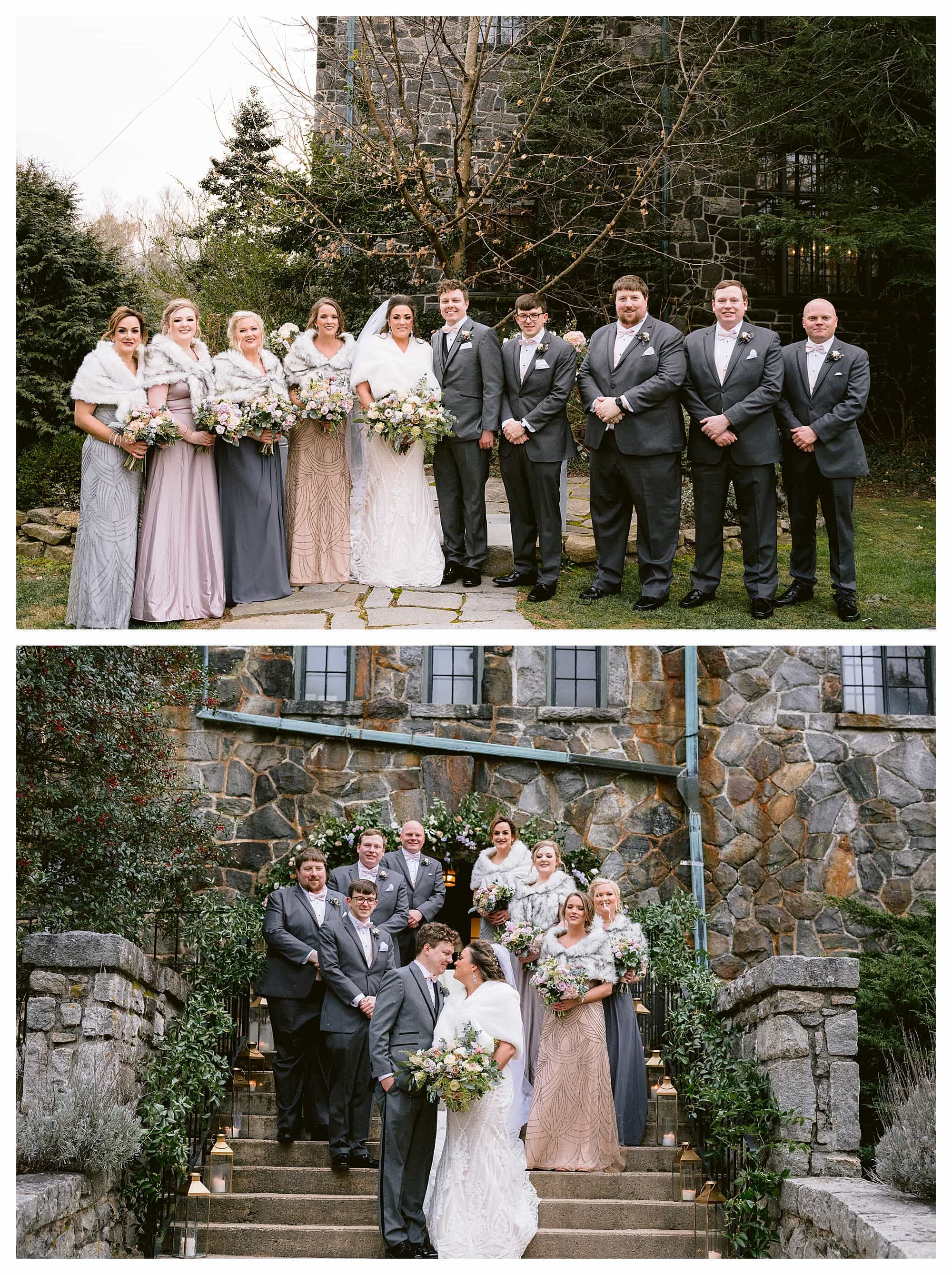 Wedding Party at Homewood Venue, Asheville