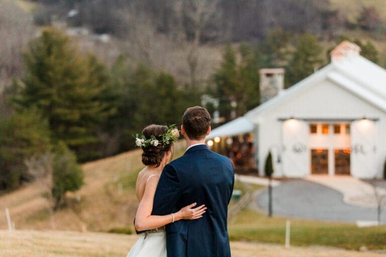 Sunset Bride and Groom Photos