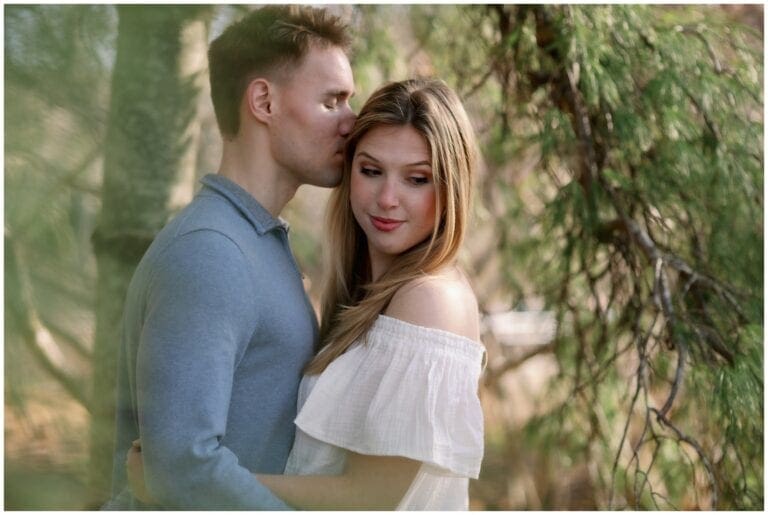 NC Arboretum Engagement Session | Asheville Engagement Photographer