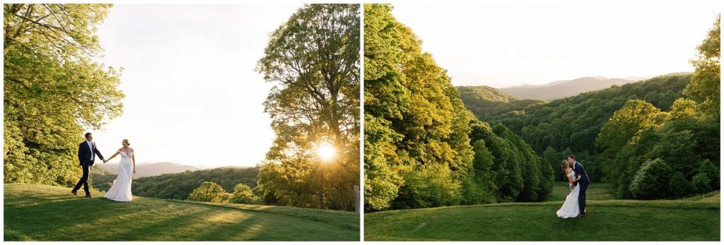 Wolf of Laurel Country Club Fall Wedding in the Mountains | Asheville Wedding Photographer