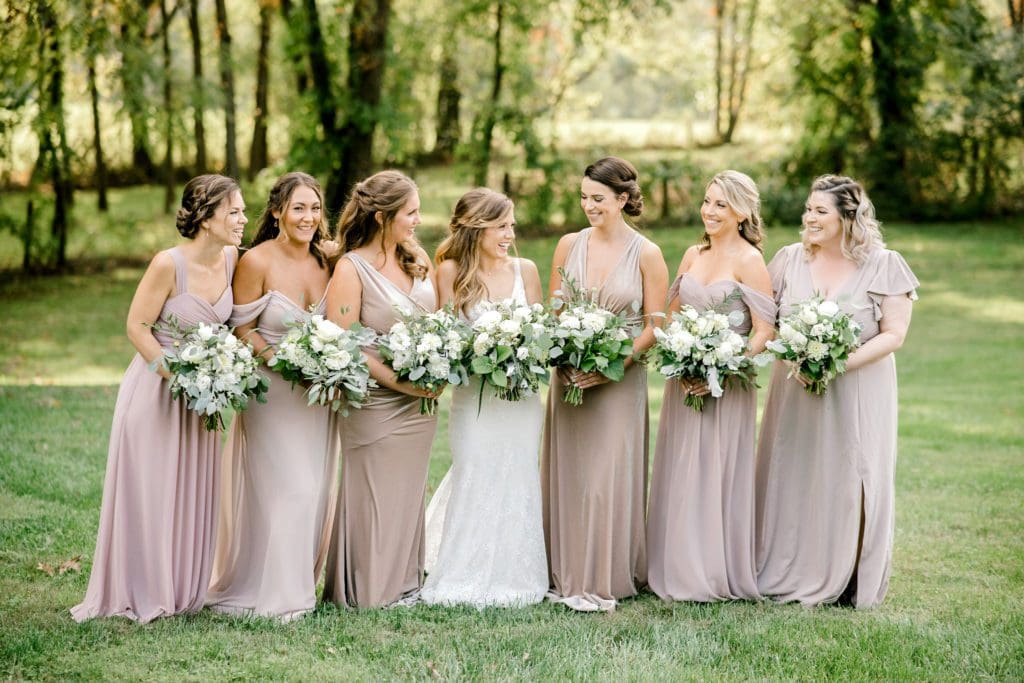 Candid bridal party | Kathy Beaver Photography | Asheville Wedding Photographer