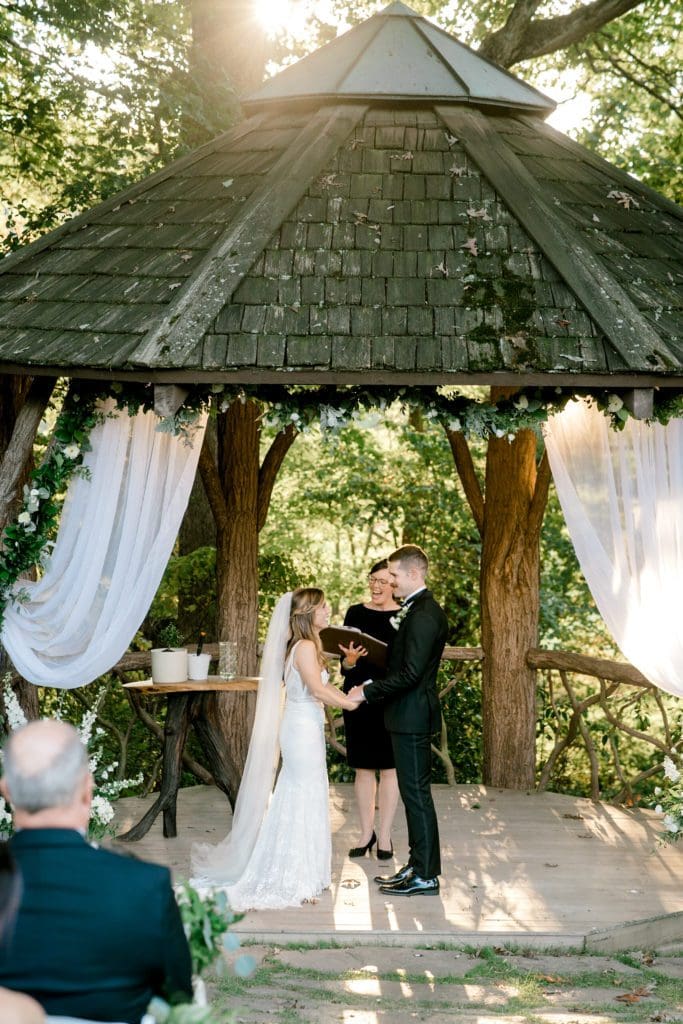 Wedding ceremony at The Farm | Kathy Beaver Photography | Asheville Wedding Photographer