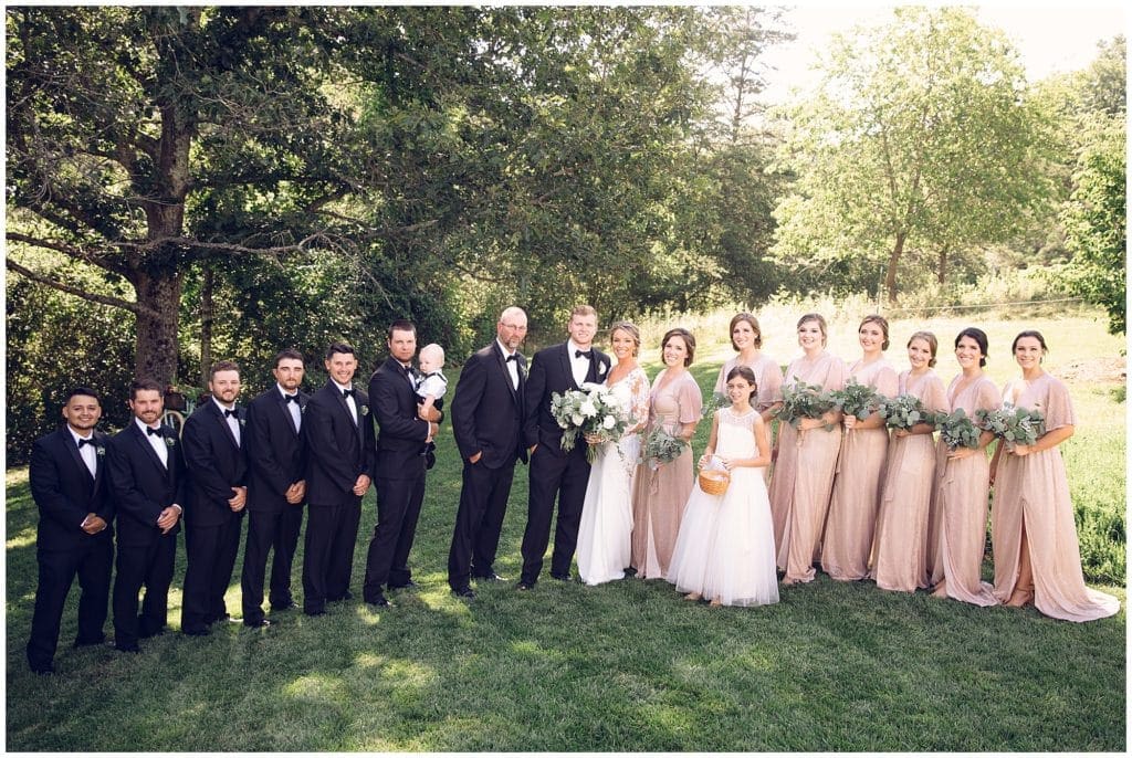 Wedding Party Photos at Chestnut Ridge  | Asheville Wedding Photographer | Kathy Beaver Photography