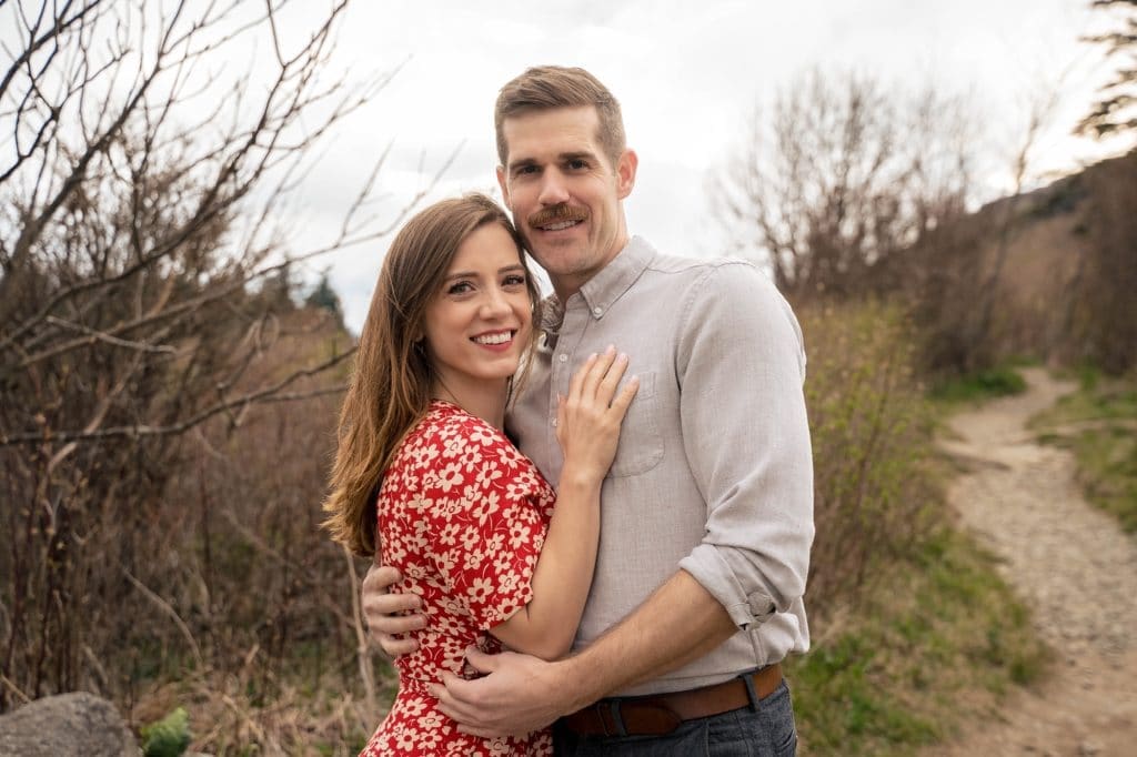 Engagement Photos at Black Balsam on the trail  | Asheville Engagement Photographer