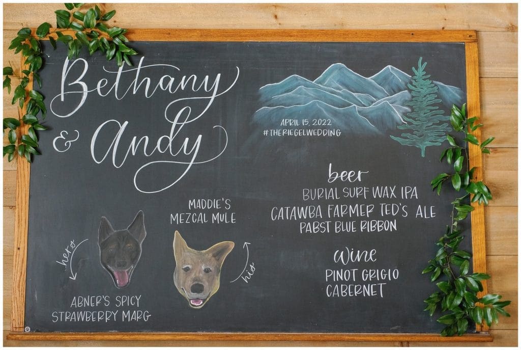 hand lettered chalkboard by joy unscripted at honeysuckle hill