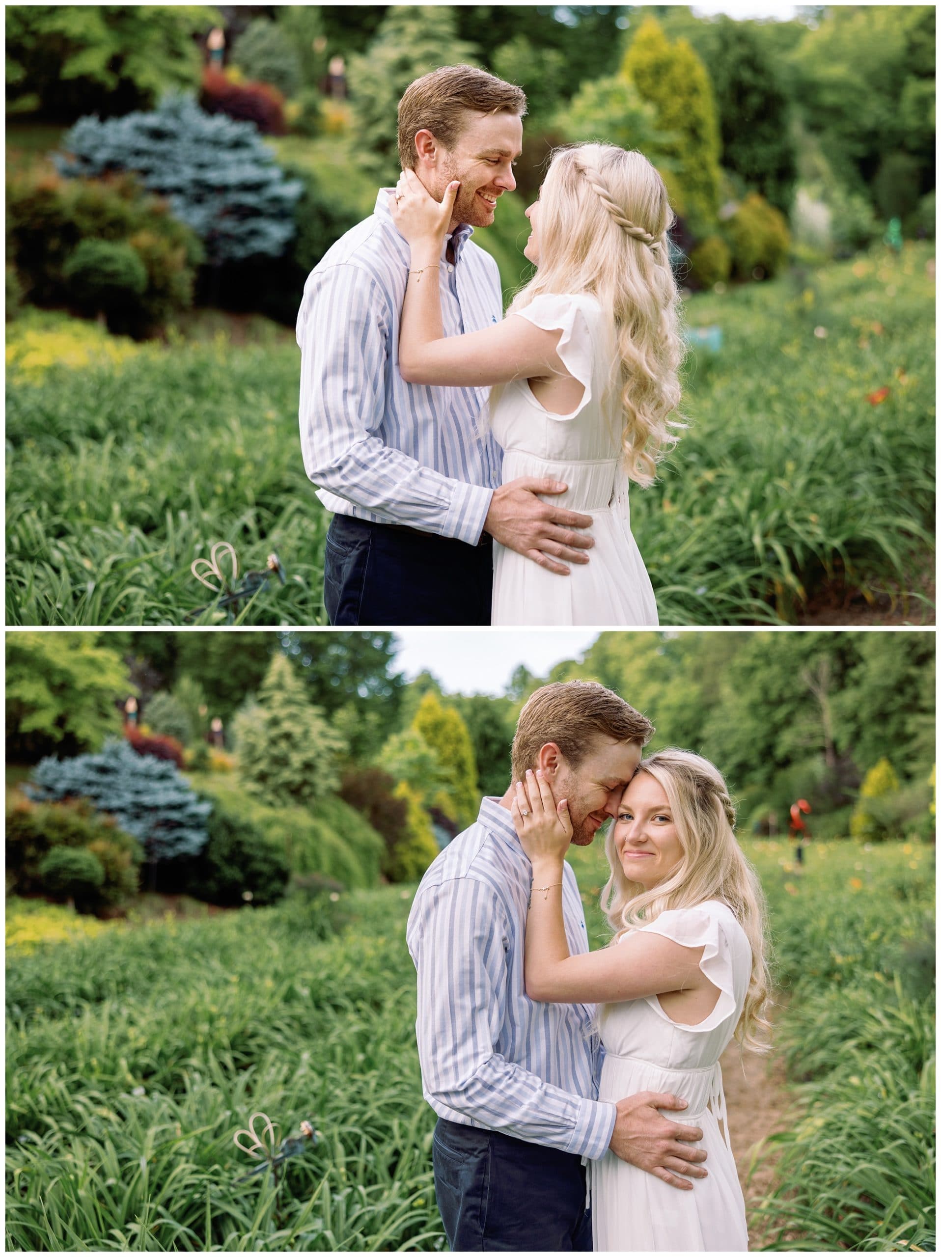 Variation of pose at your engagement session by Kathy Beaver.