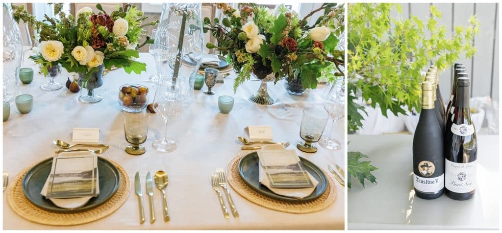 Elegant centerpieces for a Greystone Inn wedding