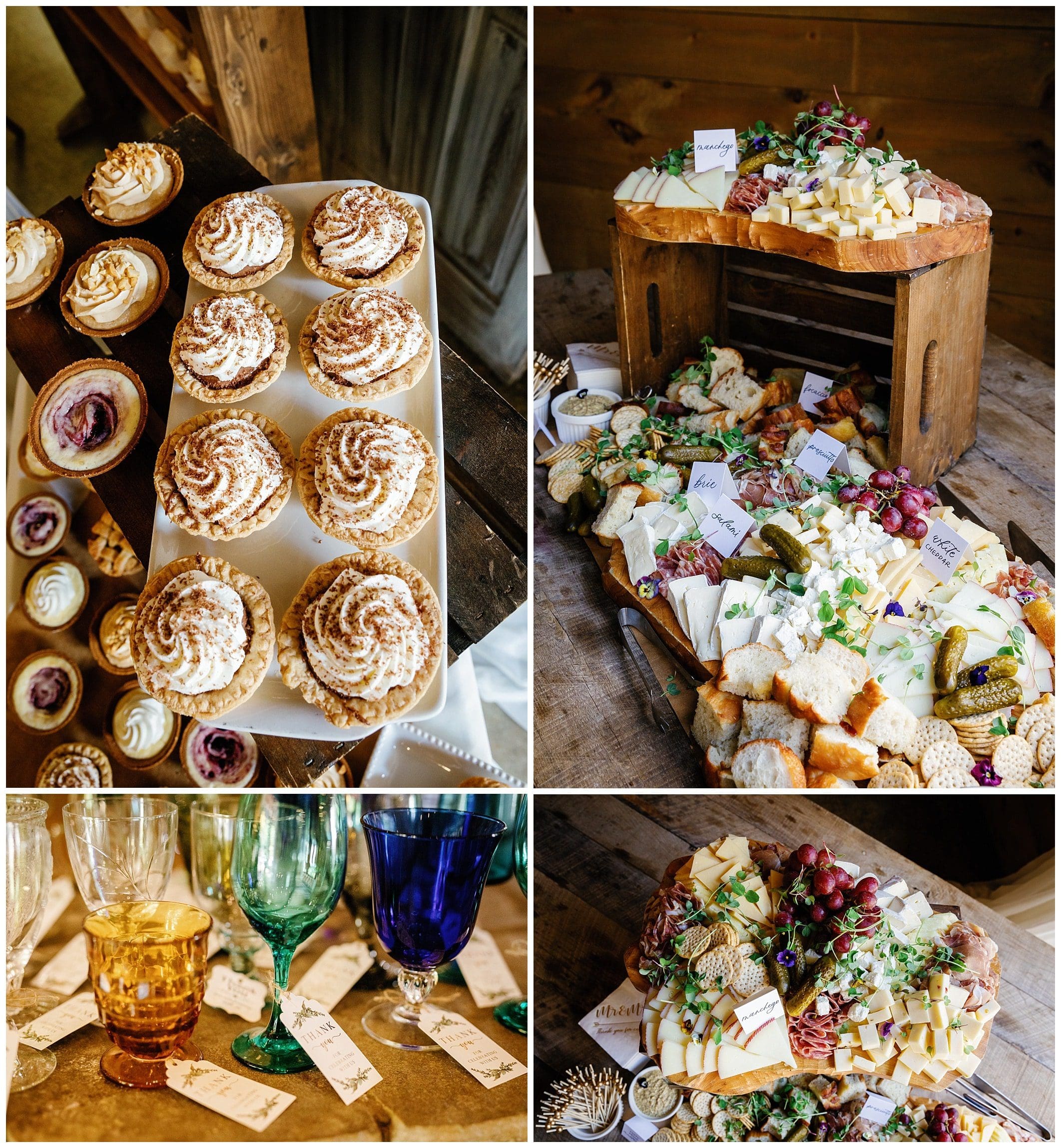 food details for fall wedding