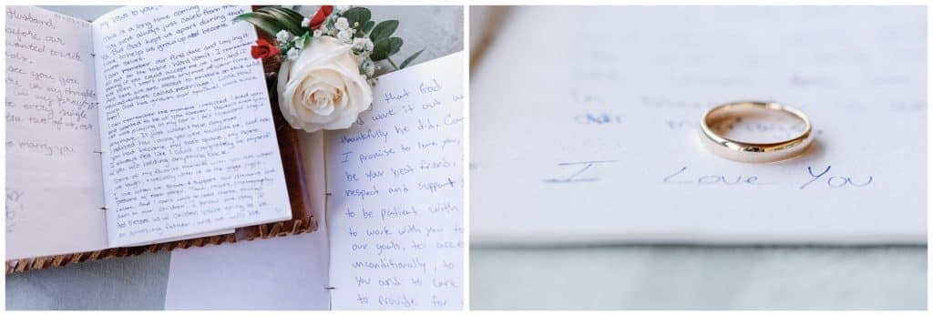 wedding vows and notes