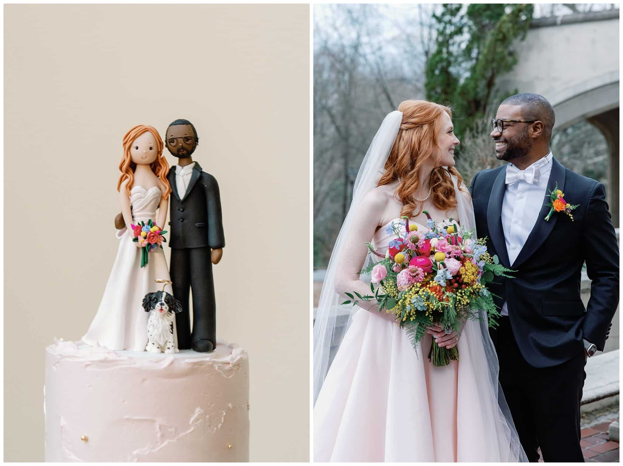 biracial couple celebrates their Atlanta wedding