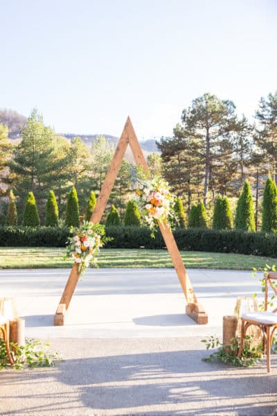 microwedding in Asheville at Chestnut Ridge