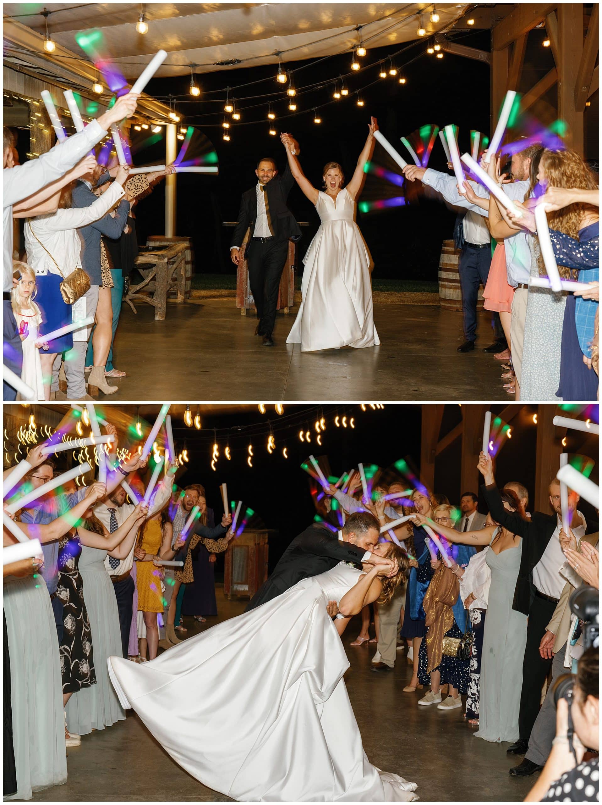 fun slow shutter exit photos at the farm - exit options other than sparklers