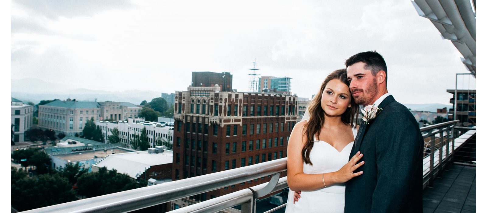 Just married couple downtown Asheville