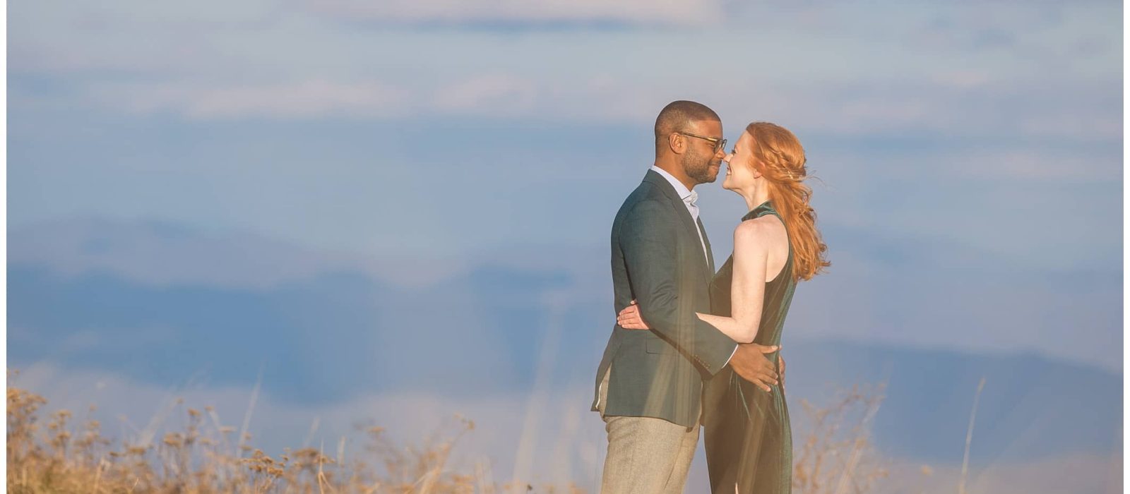 Asheville winter engagement session